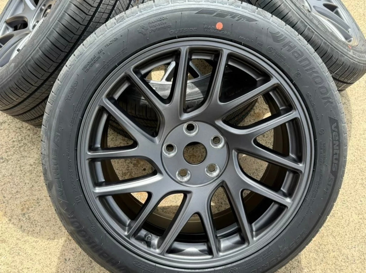 Tesla Model 3 Highland Photon Wheel & Tire Package – 18″ (Brand New OEM)