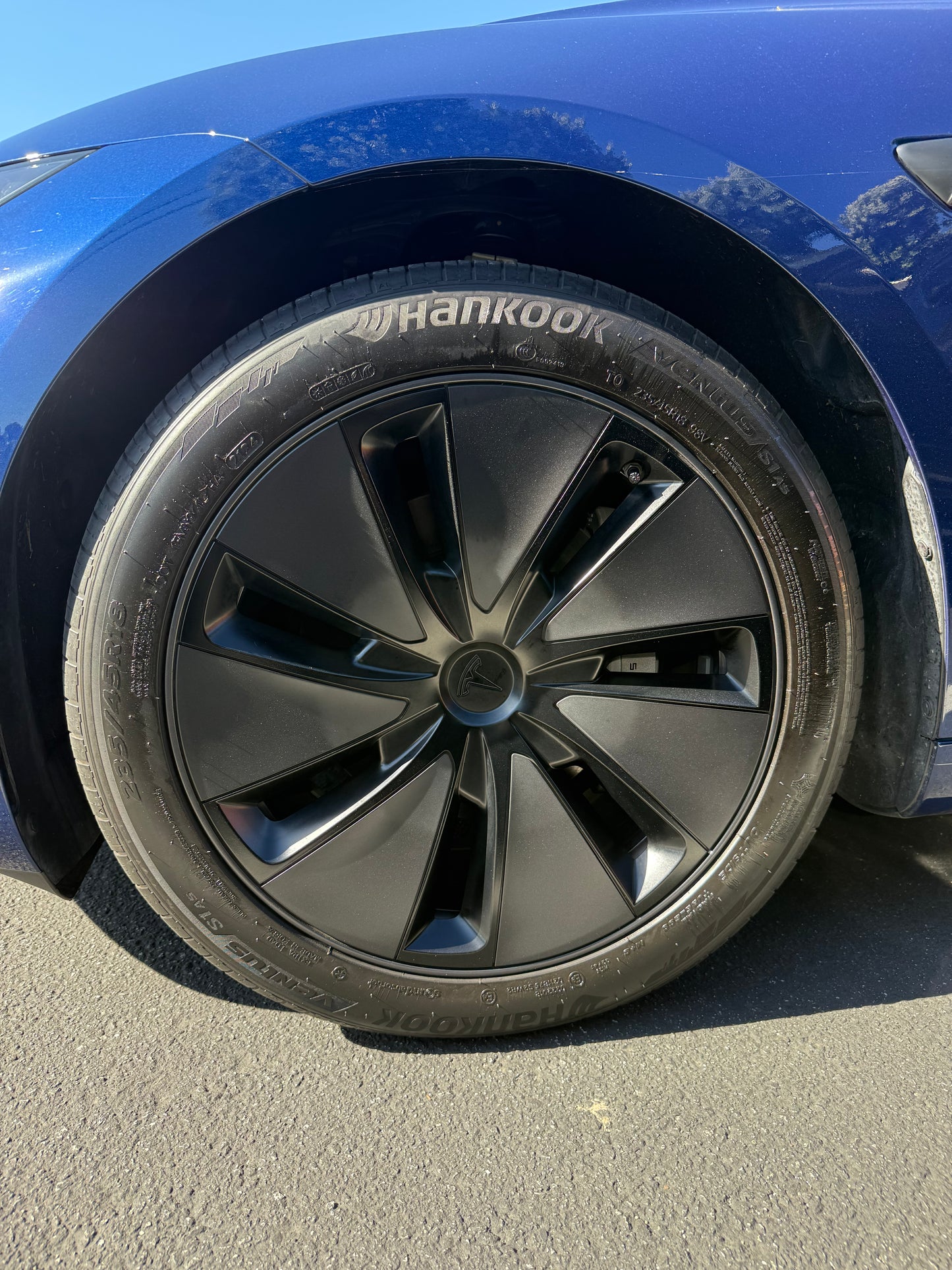 Tesla Model 3 Highland Photon Wheel & Tire Package – 18″ (Brand New OEM)