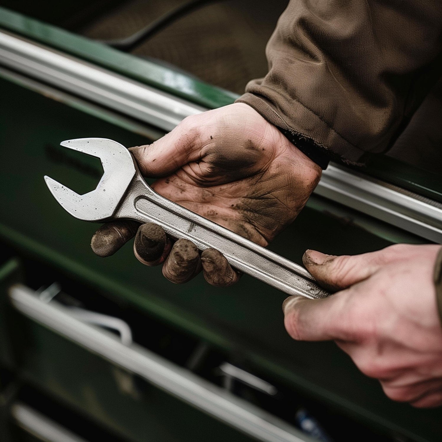 representing the precision and care that goes into every Theta Wheels setup. It symbolizes our commitment to professional mounting, expert assembly, and plug-and-play convenience for Tesla owners upgrading their wheels.
