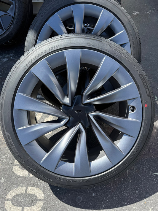 Tesla Model Y Helix 2.0 Wheel & Tire Package – 20″ (Brand New OEM)